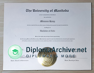 University of Manitoba diploma