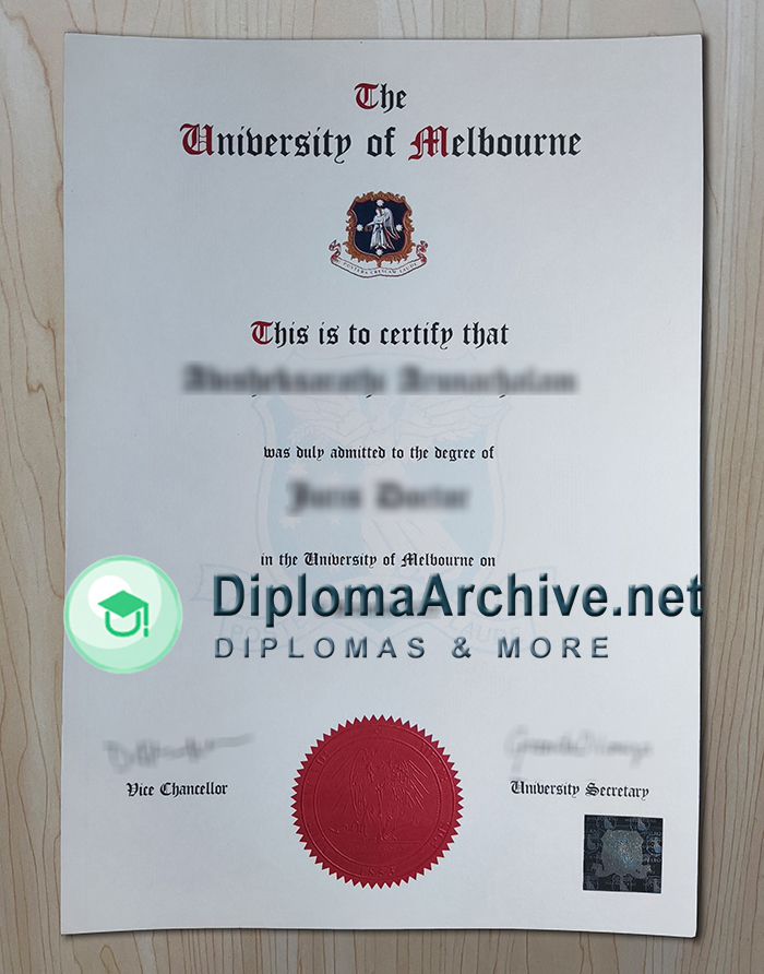 University of Melbourne diploma