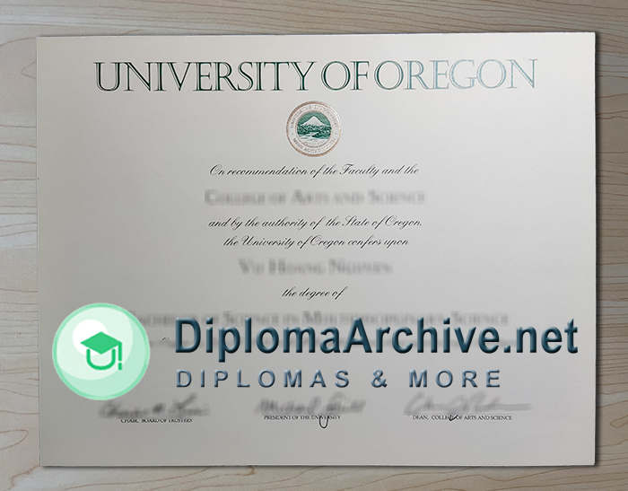 University of Oregon degree