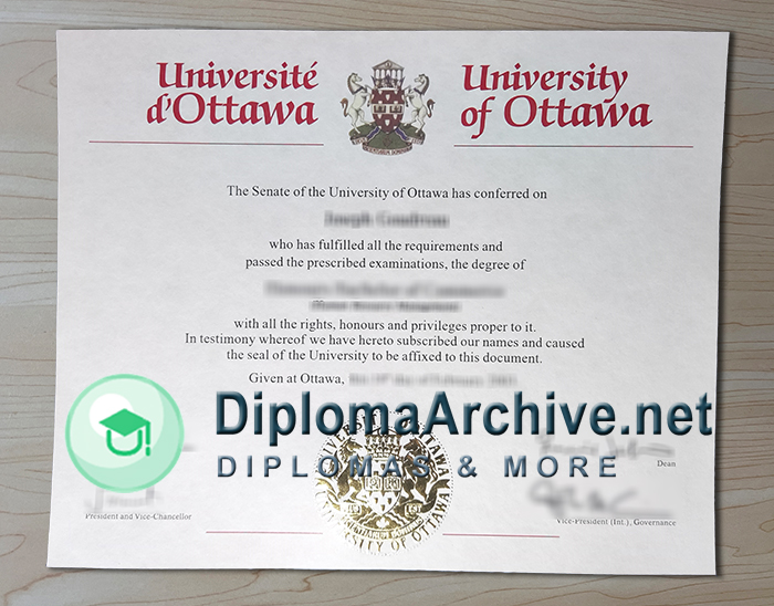 University of Ottawa diploma