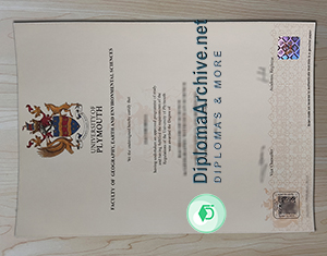 University of Plymouth diploma