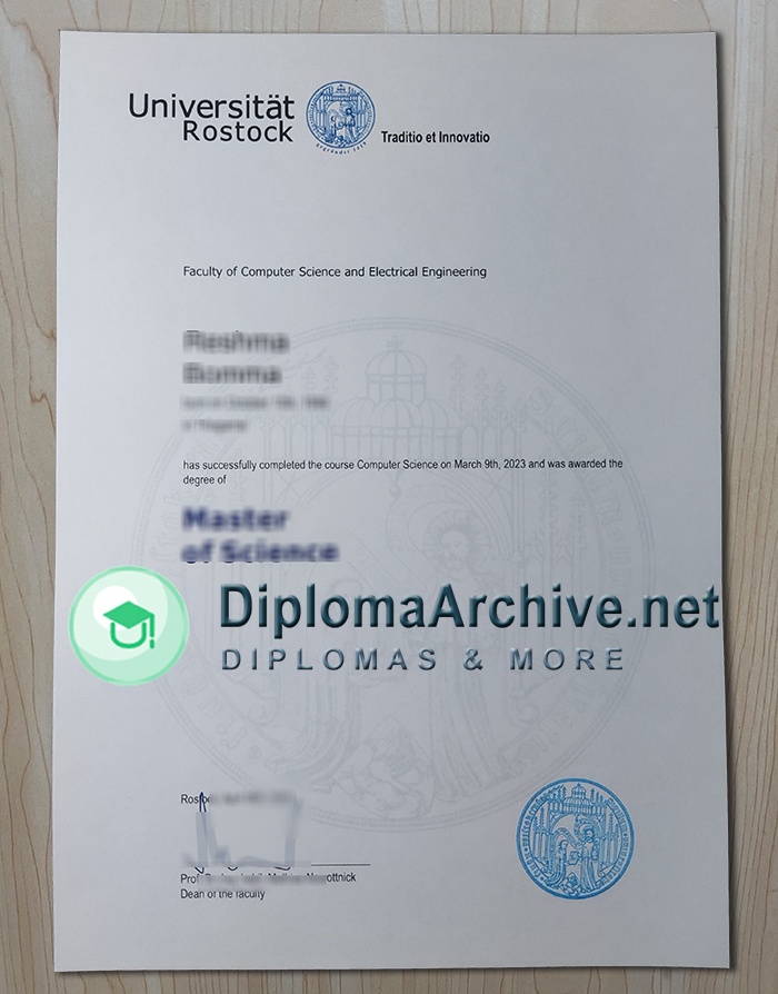 University of Rostock diploma