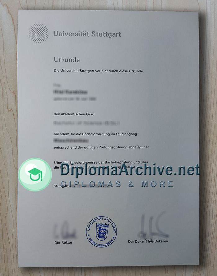 University of Stuttgart diploma