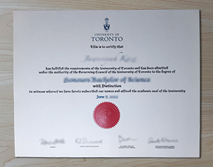 University of Toronto diploma