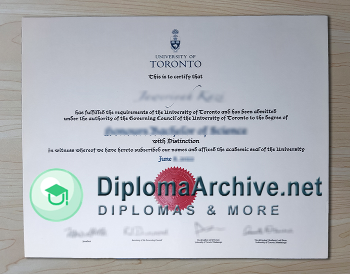 University of Toronto diploma