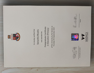 University of Warwick diploma