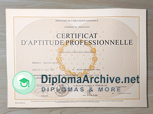Académie de Versailles certificate