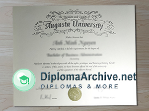 Augusta University diploma