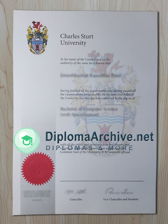 Charles Sturt University diploma