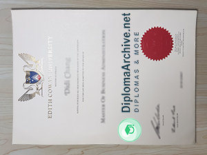 Edith Cowan University diploma