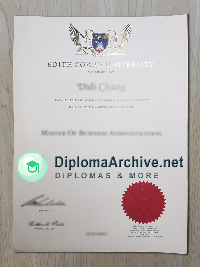 Edith Cowan University diploma