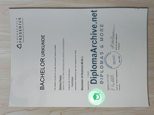 Fresenius University of Applied Sciences diploma
