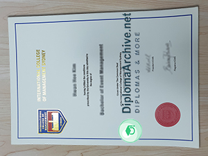 International College of Management Sydney diploma