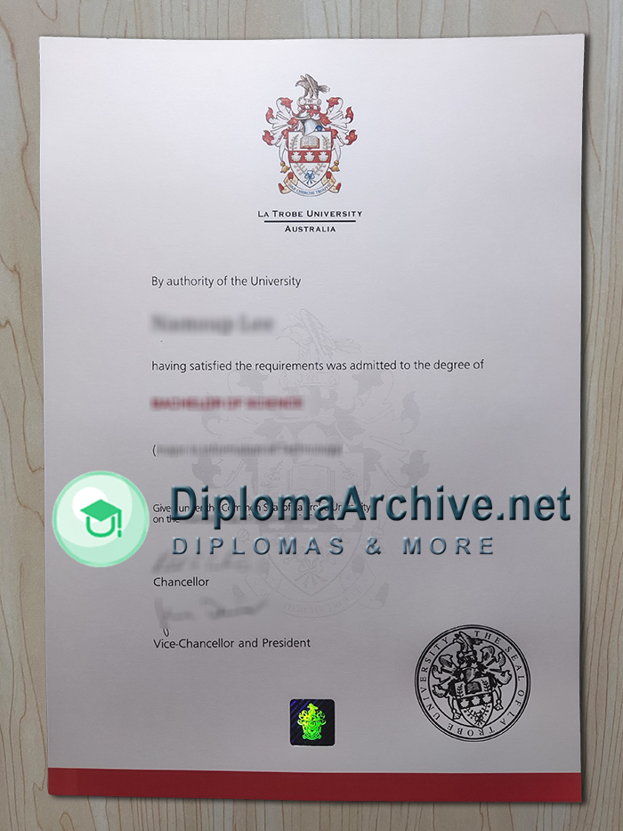 La Trobe University diploma