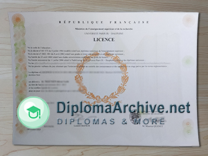Paris Dauphine University diploma