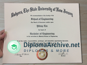 Rutgers University Camden diploma