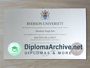 Ryerson University diploma