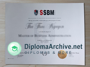 SSBM Geneva diploma