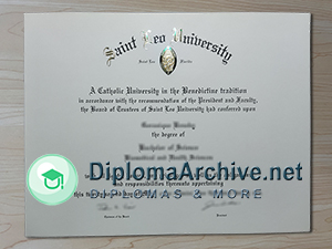 Saint Leo University diploma