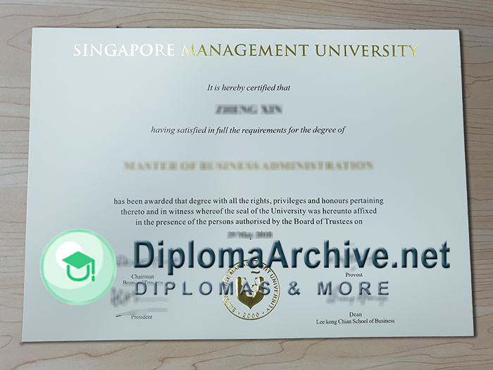Singapore Management University diploma