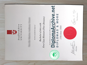 Staffordshire University diploma