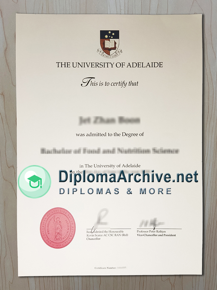 University of Adelaide diploma