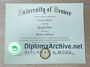 University of Denver diploma