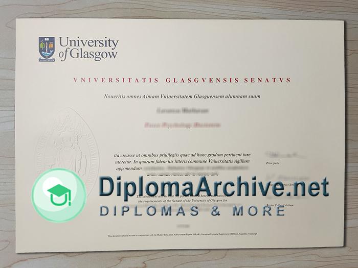 University of Glasgow diploma