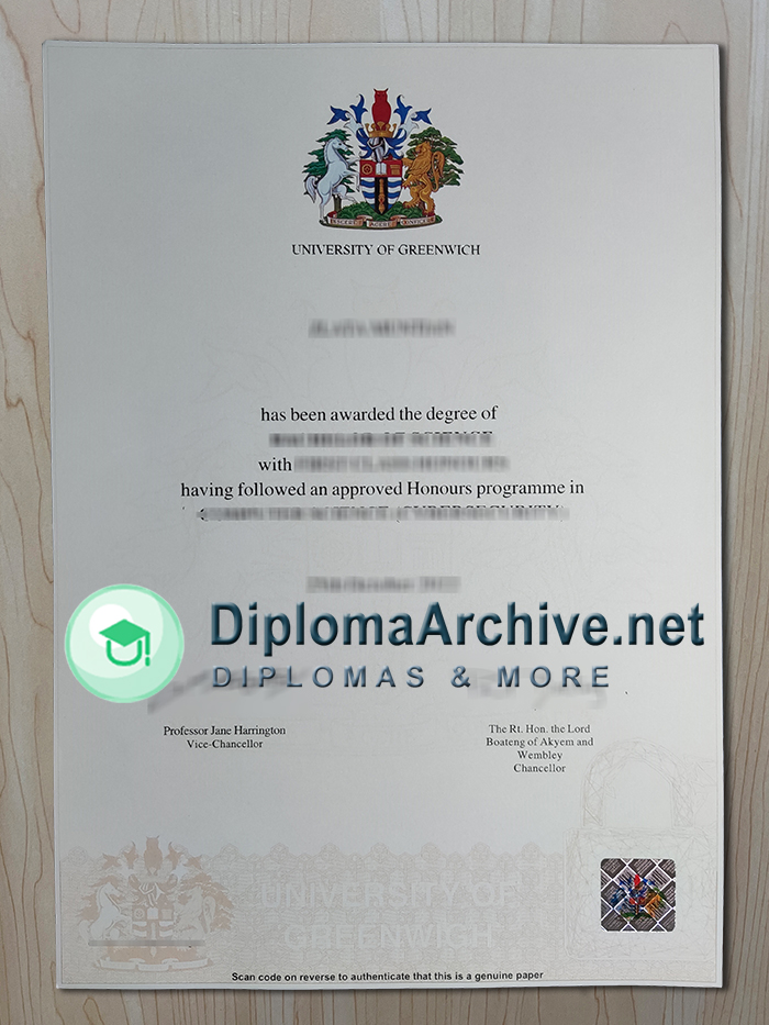 University of Greenwich degree
