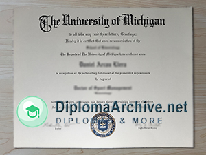 University of Michigan degree