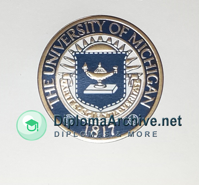 University of Michigan degree seal