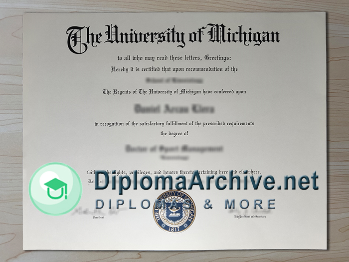 University of Michigan degree