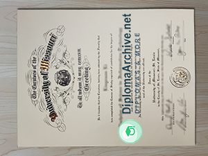 University of Missouri diploma