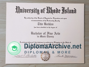 University of Rhode Island degree