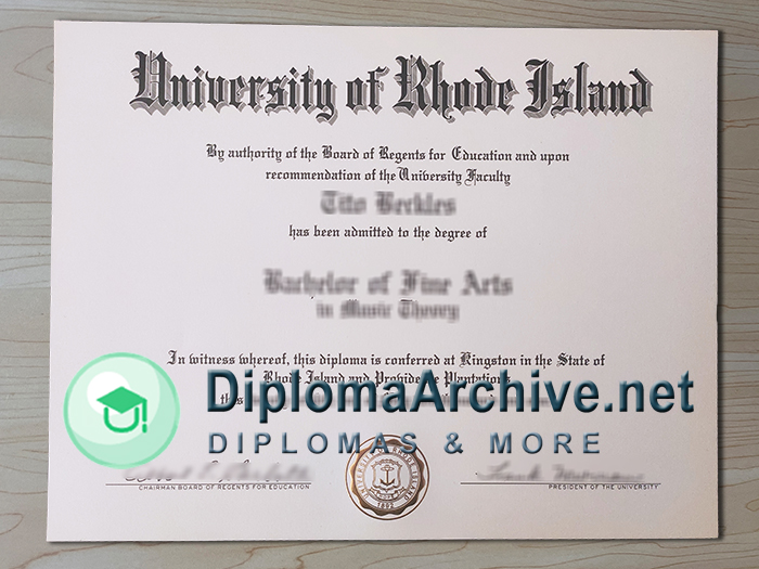 University of Rhode Island degree