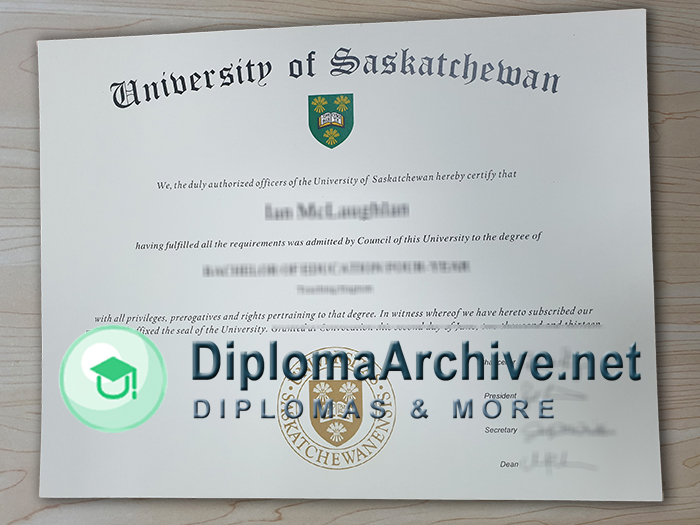 University of Saskatchewan diploma