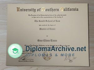 University of Southern California degree