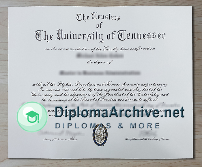 University of Tennessee diploma