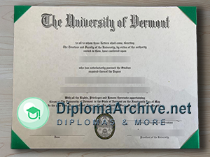 University of Vermont degree