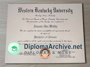Western Kentucky University diploma