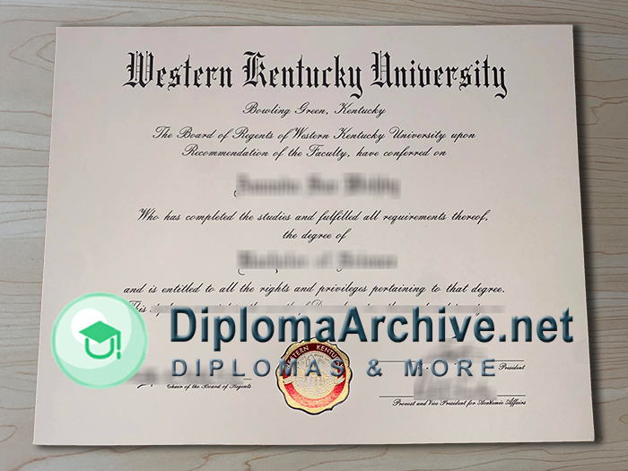 Western Kentucky University diploma
