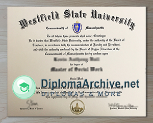 Westfield State University diploma