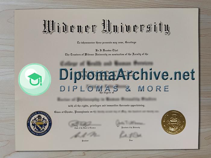 Widener University degree