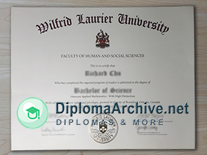 Wilfrid Laurier University diploma