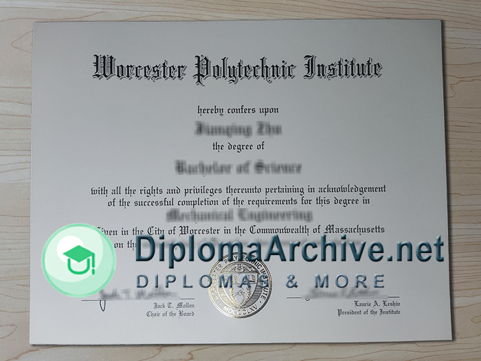 Worcester Polytechnic Institute diploma