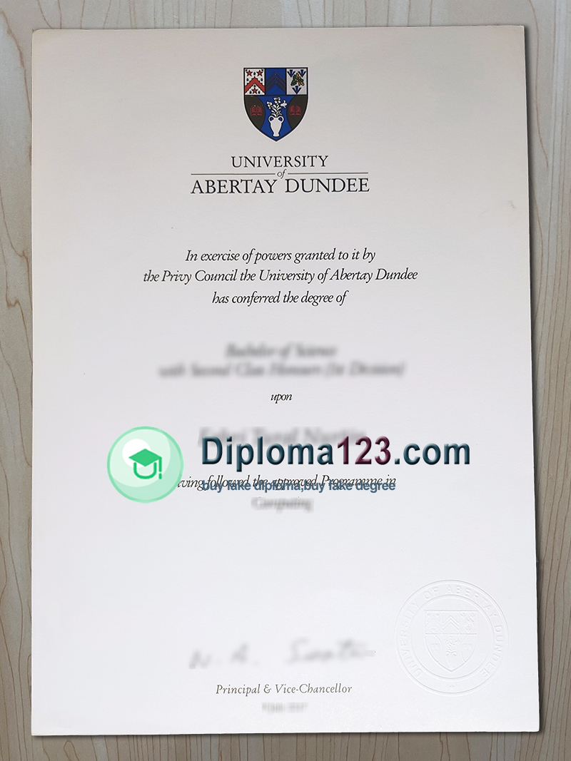Abertay University degree