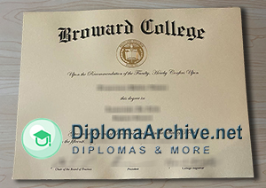 Broward College diploma