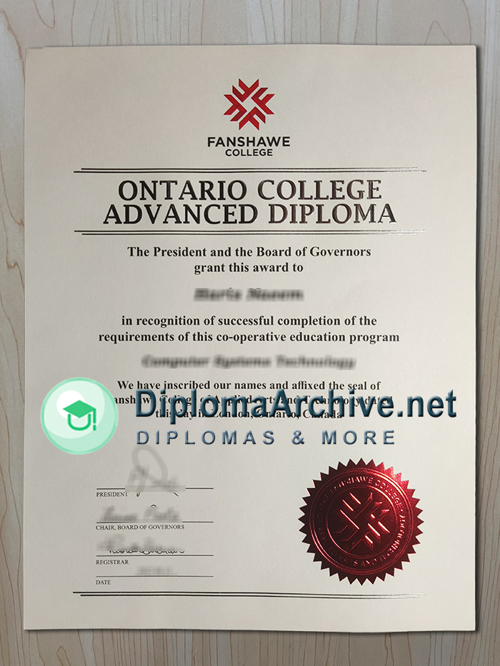 Fanshawe College diploma