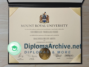 Mount Royal University diploma
