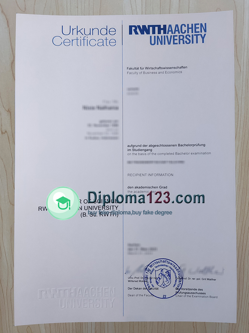 RWTH Aachen University degree